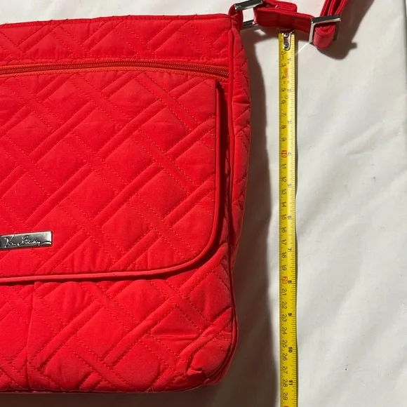 Vera Bradley Vibrant Red Quilted Crossbody Bag - Picture 4 of 8